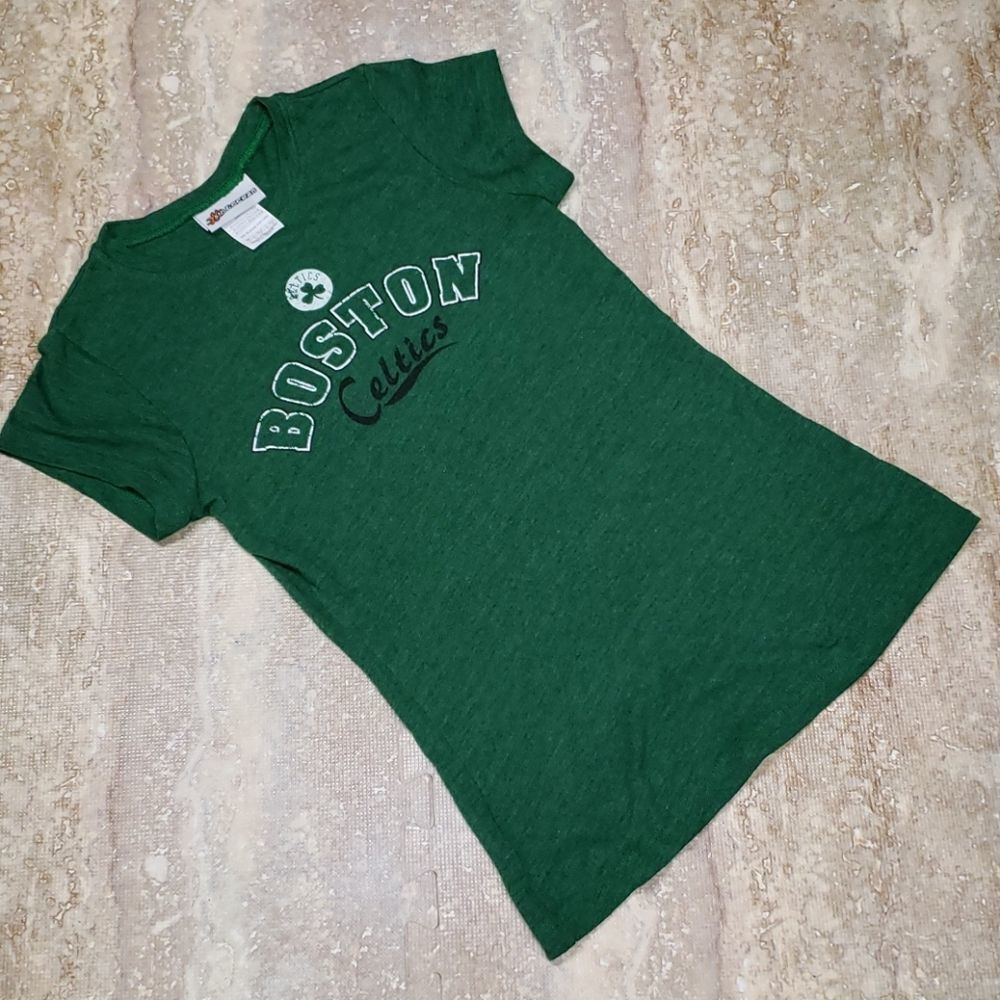 5th & Ocean Green Boston Celtics Short Sleeve Tee